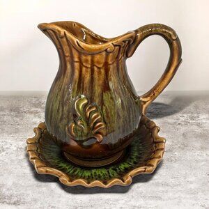 Vintage Made In Japan Mid Century Modern Pitcher & Bowl Set